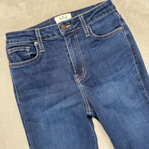 Letter To Juliet Jeans Women 26 Bambino Baby Bootcut High Rise Stretch Dark Wash